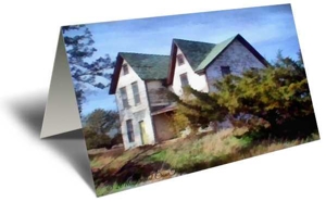 The Old Farm House Gift Greeting Card